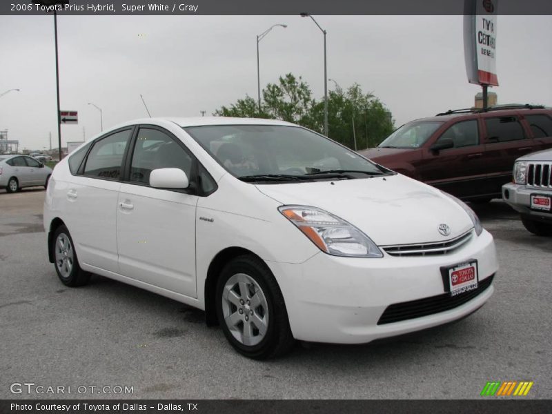 Super White / Gray 2006 Toyota Prius Hybrid