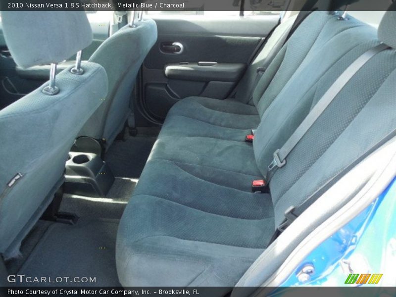 Metallic Blue / Charcoal 2010 Nissan Versa 1.8 S Hatchback
