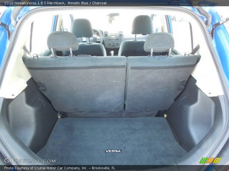 Metallic Blue / Charcoal 2010 Nissan Versa 1.8 S Hatchback