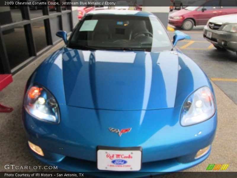 Jetstream Blue Metallic / Ebony 2009 Chevrolet Corvette Coupe