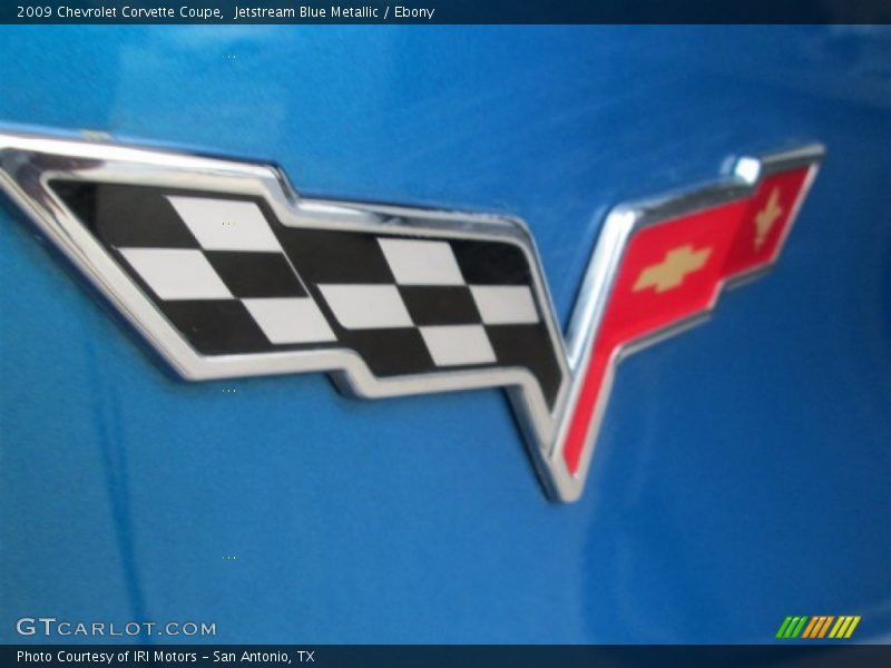 Jetstream Blue Metallic / Ebony 2009 Chevrolet Corvette Coupe