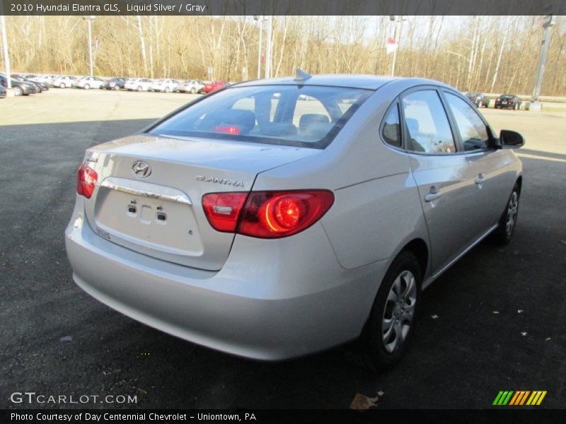 Liquid Silver / Gray 2010 Hyundai Elantra GLS