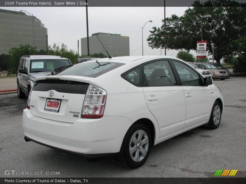 Super White / Gray 2006 Toyota Prius Hybrid