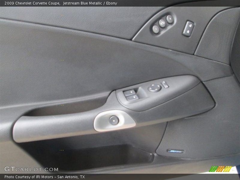 Jetstream Blue Metallic / Ebony 2009 Chevrolet Corvette Coupe
