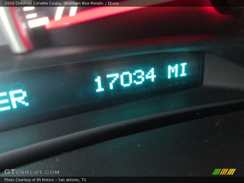 Jetstream Blue Metallic / Ebony 2009 Chevrolet Corvette Coupe