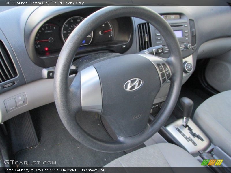 Dashboard of 2010 Elantra GLS