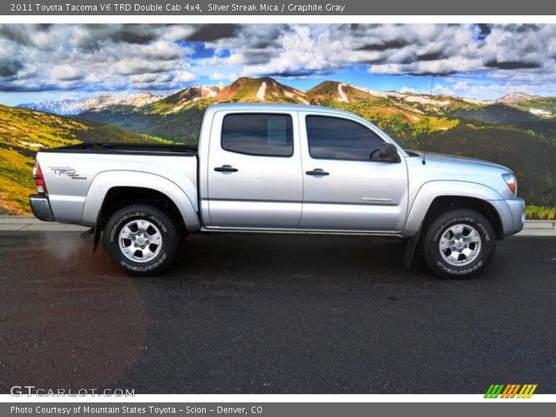 Silver Streak Mica / Graphite Gray 2011 Toyota Tacoma V6 TRD Double Cab 4x4