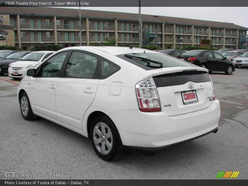 Super White / Gray 2006 Toyota Prius Hybrid