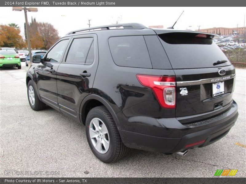 Tuxedo Black / Medium Light Stone 2014 Ford Explorer FWD