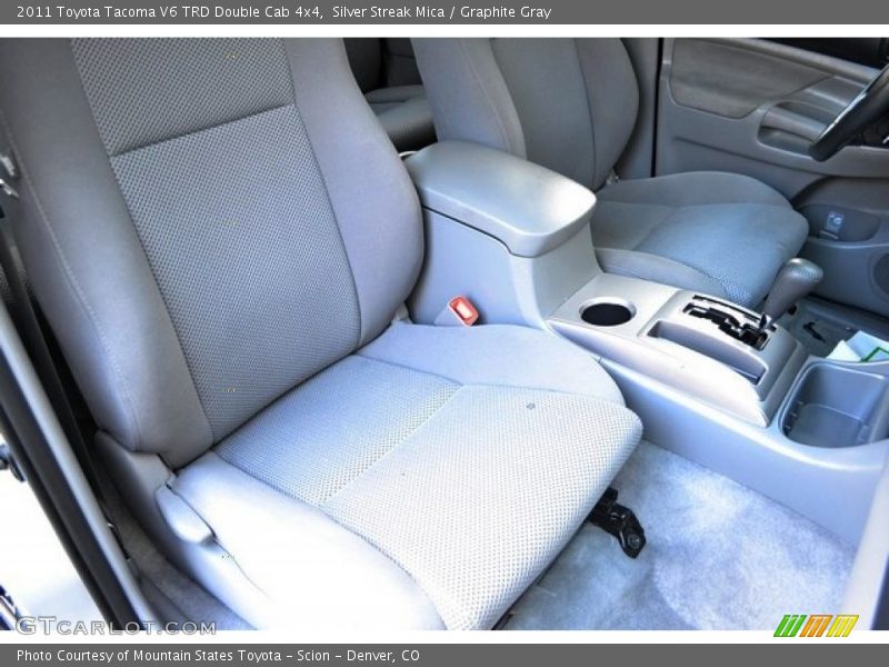 Silver Streak Mica / Graphite Gray 2011 Toyota Tacoma V6 TRD Double Cab 4x4