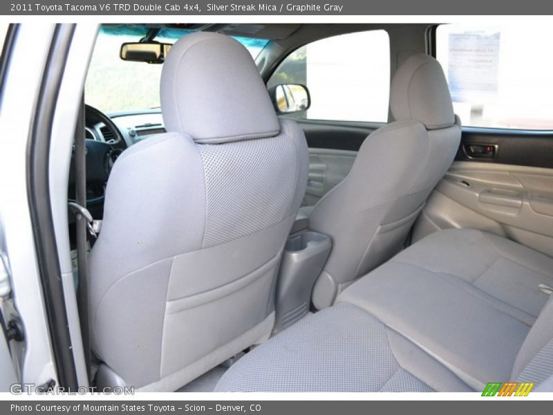 Silver Streak Mica / Graphite Gray 2011 Toyota Tacoma V6 TRD Double Cab 4x4