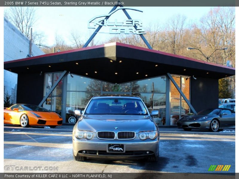 Sterling Grey Metallic / Black/Black 2005 BMW 7 Series 745Li Sedan