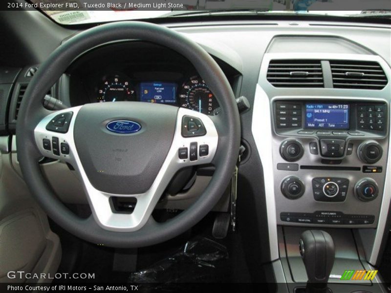Tuxedo Black / Medium Light Stone 2014 Ford Explorer FWD