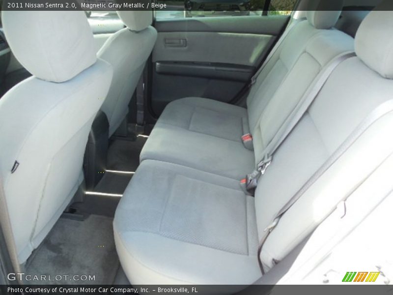 Magnetic Gray Metallic / Beige 2011 Nissan Sentra 2.0