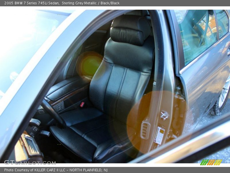 Sterling Grey Metallic / Black/Black 2005 BMW 7 Series 745Li Sedan
