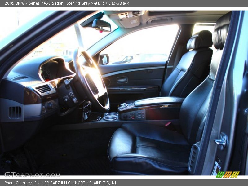 Sterling Grey Metallic / Black/Black 2005 BMW 7 Series 745Li Sedan
