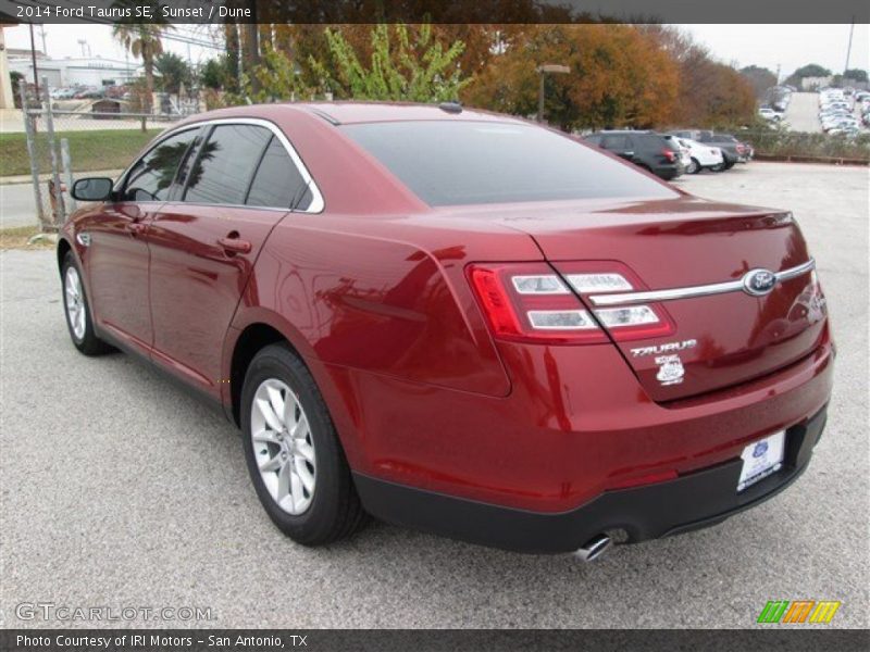 Sunset / Dune 2014 Ford Taurus SE
