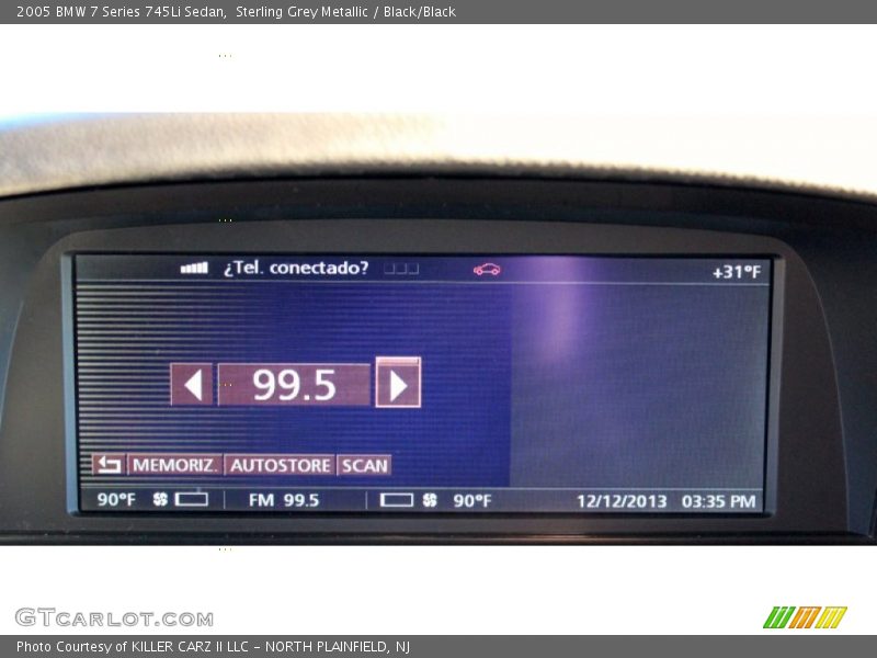 Sterling Grey Metallic / Black/Black 2005 BMW 7 Series 745Li Sedan