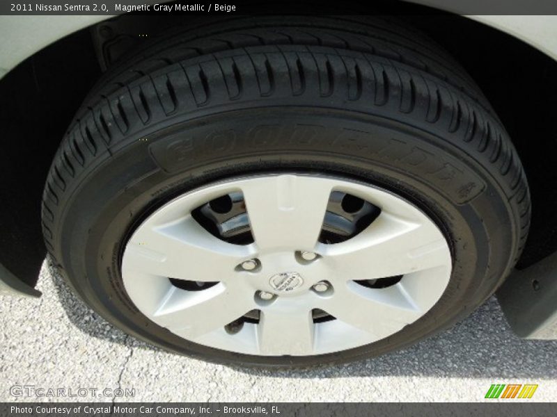 Magnetic Gray Metallic / Beige 2011 Nissan Sentra 2.0