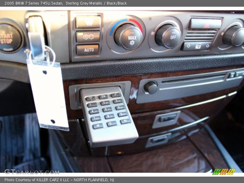 Sterling Grey Metallic / Black/Black 2005 BMW 7 Series 745Li Sedan