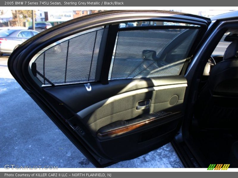 Sterling Grey Metallic / Black/Black 2005 BMW 7 Series 745Li Sedan