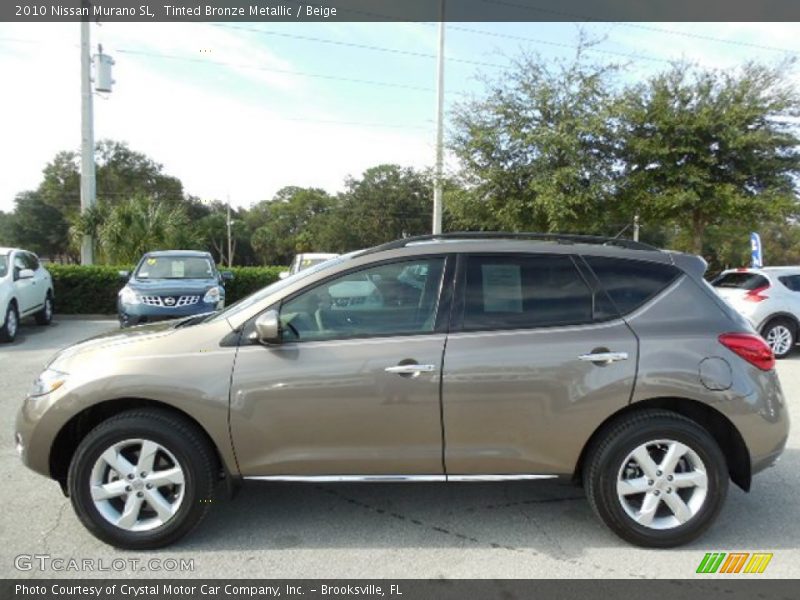 Tinted Bronze Metallic / Beige 2010 Nissan Murano SL