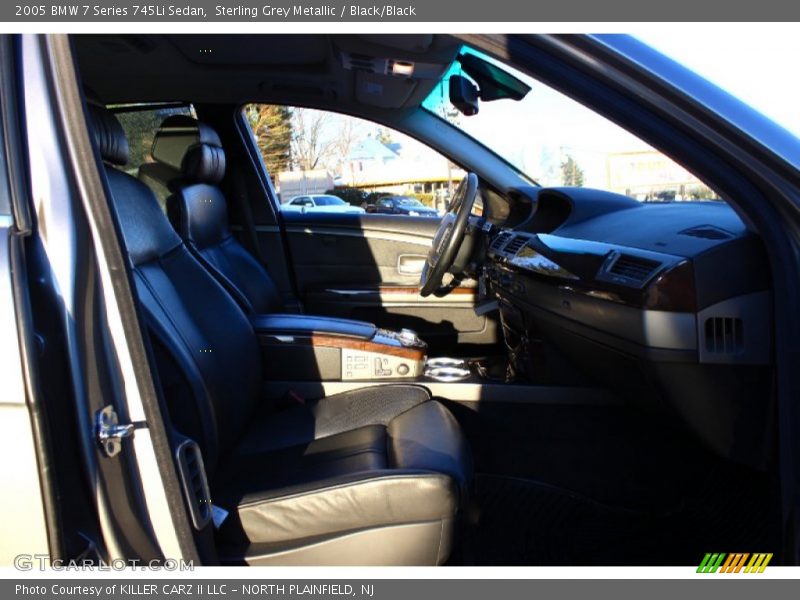 Sterling Grey Metallic / Black/Black 2005 BMW 7 Series 745Li Sedan
