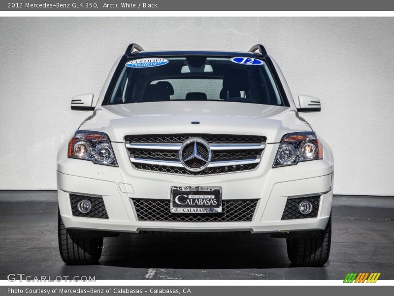 Arctic White / Black 2012 Mercedes-Benz GLK 350