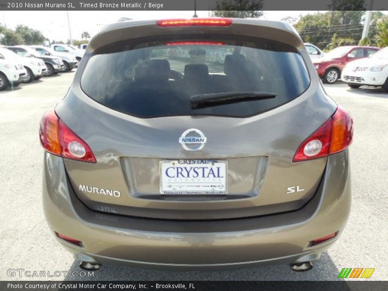 Tinted Bronze Metallic / Beige 2010 Nissan Murano SL