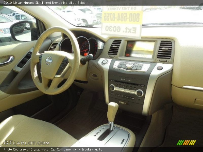 Tinted Bronze Metallic / Beige 2010 Nissan Murano SL