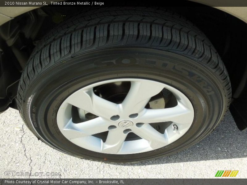 Tinted Bronze Metallic / Beige 2010 Nissan Murano SL