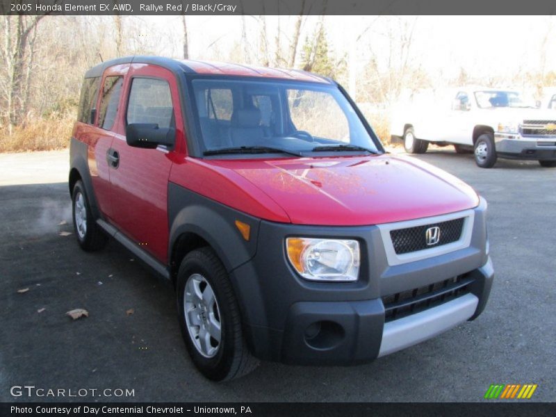 Rallye Red / Black/Gray 2005 Honda Element EX AWD