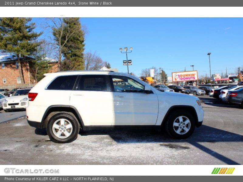 Stone White / Black 2011 Jeep Grand Cherokee Laredo 4x4