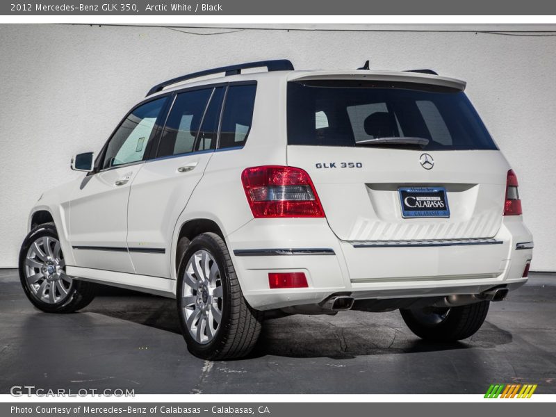 Arctic White / Black 2012 Mercedes-Benz GLK 350