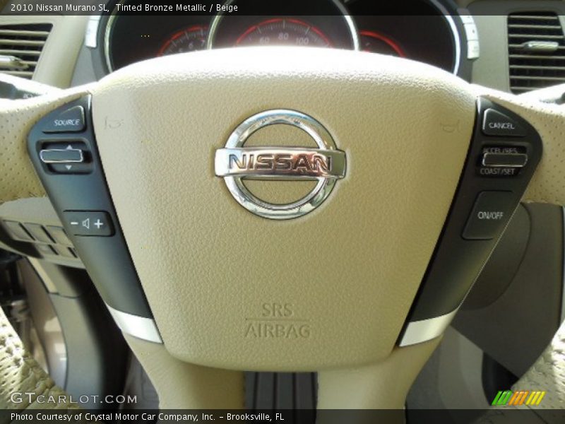 Tinted Bronze Metallic / Beige 2010 Nissan Murano SL