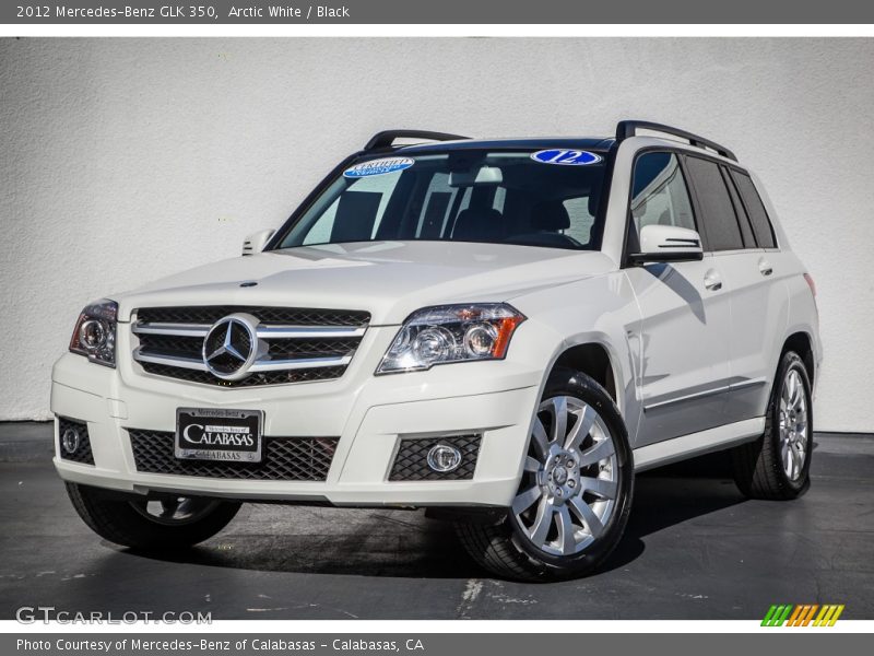 Arctic White / Black 2012 Mercedes-Benz GLK 350