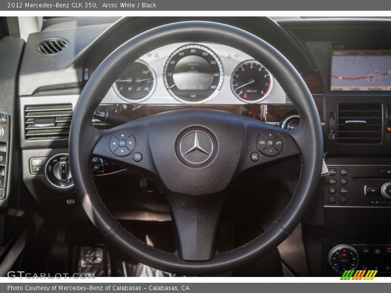Arctic White / Black 2012 Mercedes-Benz GLK 350