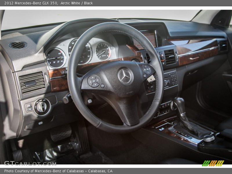 Arctic White / Black 2012 Mercedes-Benz GLK 350