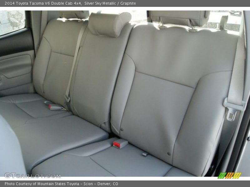 Silver Sky Metallic / Graphite 2014 Toyota Tacoma V6 Double Cab 4x4