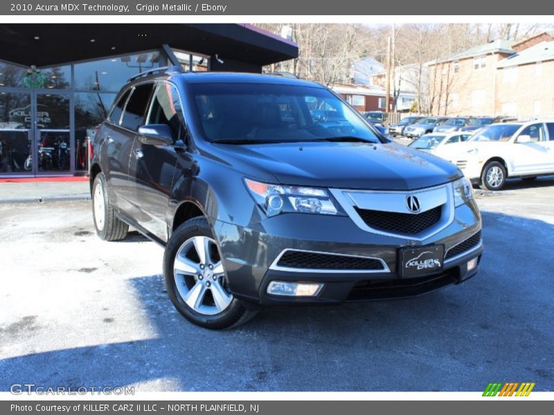 Grigio Metallic / Ebony 2010 Acura MDX Technology
