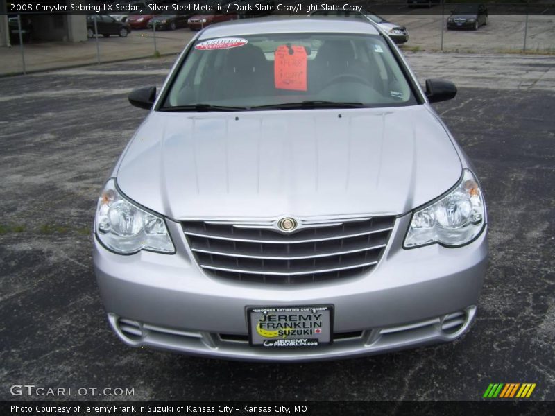Silver Steel Metallic / Dark Slate Gray/Light Slate Gray 2008 Chrysler Sebring LX Sedan