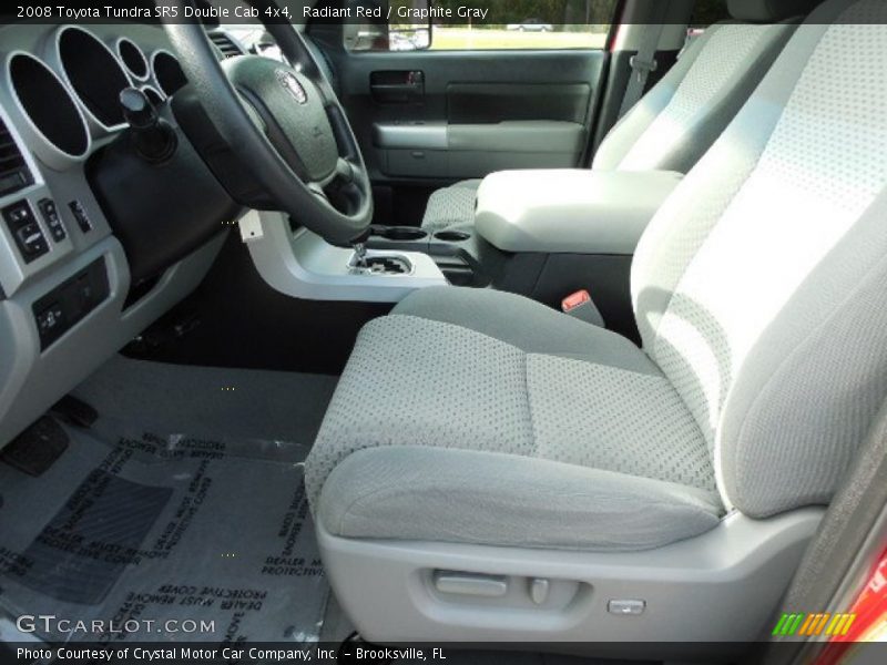 Radiant Red / Graphite Gray 2008 Toyota Tundra SR5 Double Cab 4x4