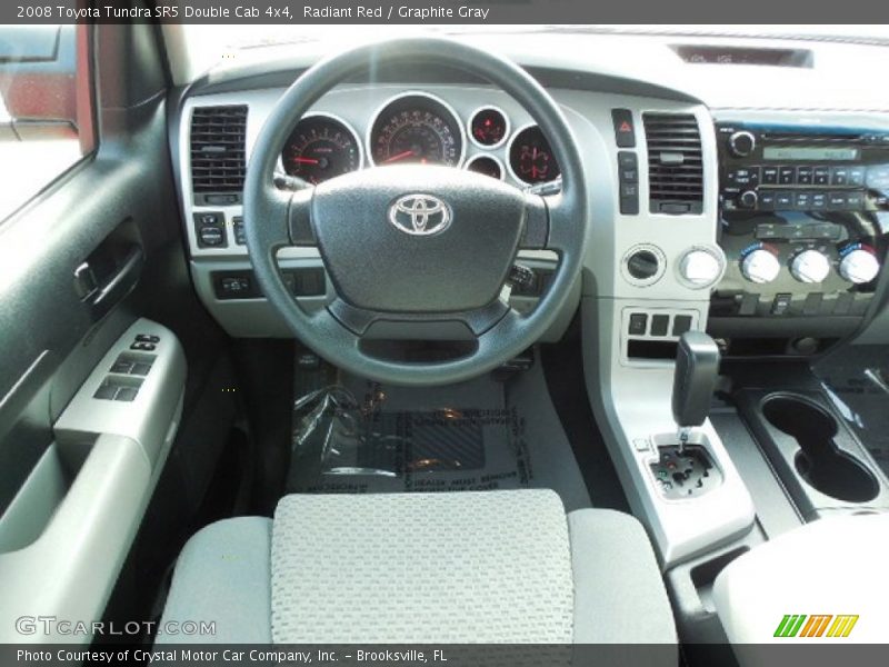 Radiant Red / Graphite Gray 2008 Toyota Tundra SR5 Double Cab 4x4