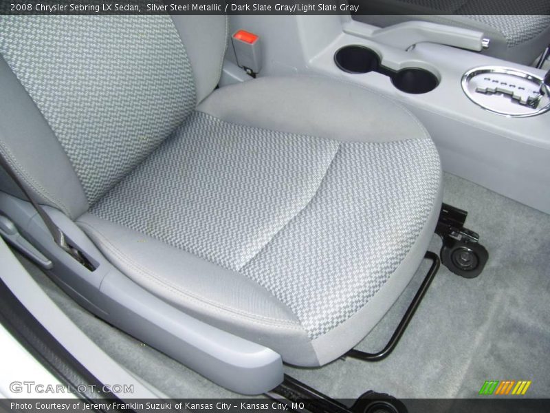 Silver Steel Metallic / Dark Slate Gray/Light Slate Gray 2008 Chrysler Sebring LX Sedan