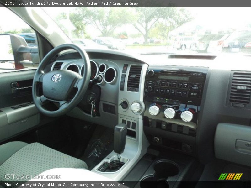 Radiant Red / Graphite Gray 2008 Toyota Tundra SR5 Double Cab 4x4