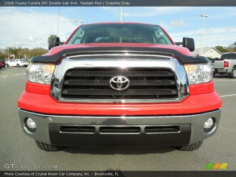 Radiant Red / Graphite Gray 2008 Toyota Tundra SR5 Double Cab 4x4