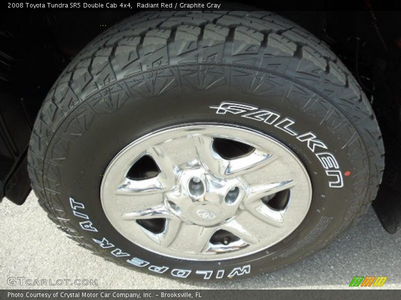 Radiant Red / Graphite Gray 2008 Toyota Tundra SR5 Double Cab 4x4