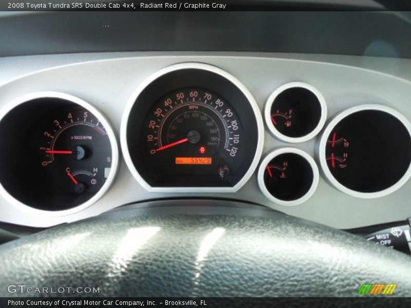 Radiant Red / Graphite Gray 2008 Toyota Tundra SR5 Double Cab 4x4