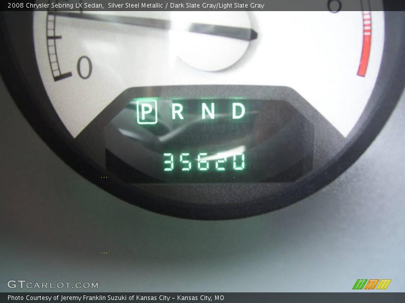Silver Steel Metallic / Dark Slate Gray/Light Slate Gray 2008 Chrysler Sebring LX Sedan