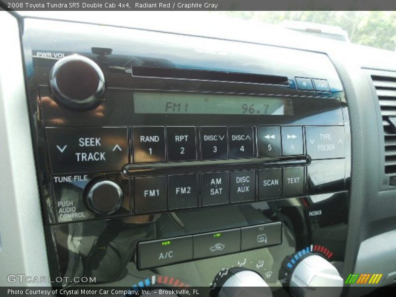 Radiant Red / Graphite Gray 2008 Toyota Tundra SR5 Double Cab 4x4